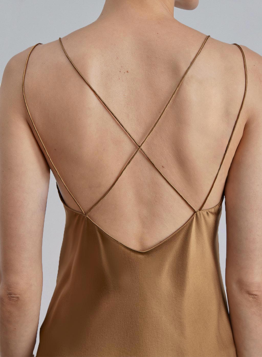 Nightgown Silk Slip Dress