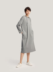 Soft 100% Cotton Hoodie Dress – Nap Loungewear Dresses