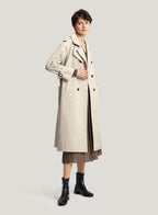 Long Trench-Style Coat