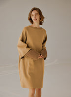Double-Layer Long Sleeve Dress