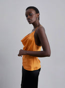 Cowl-Neck Silk Camisole
