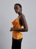 Cowl-Neck Silk Camisole