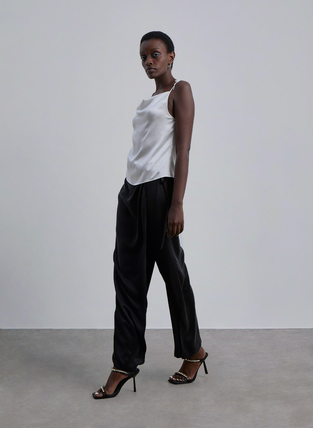 Adjustable Strap Silk Camisole