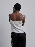 Square-Neck Silk Camisole
