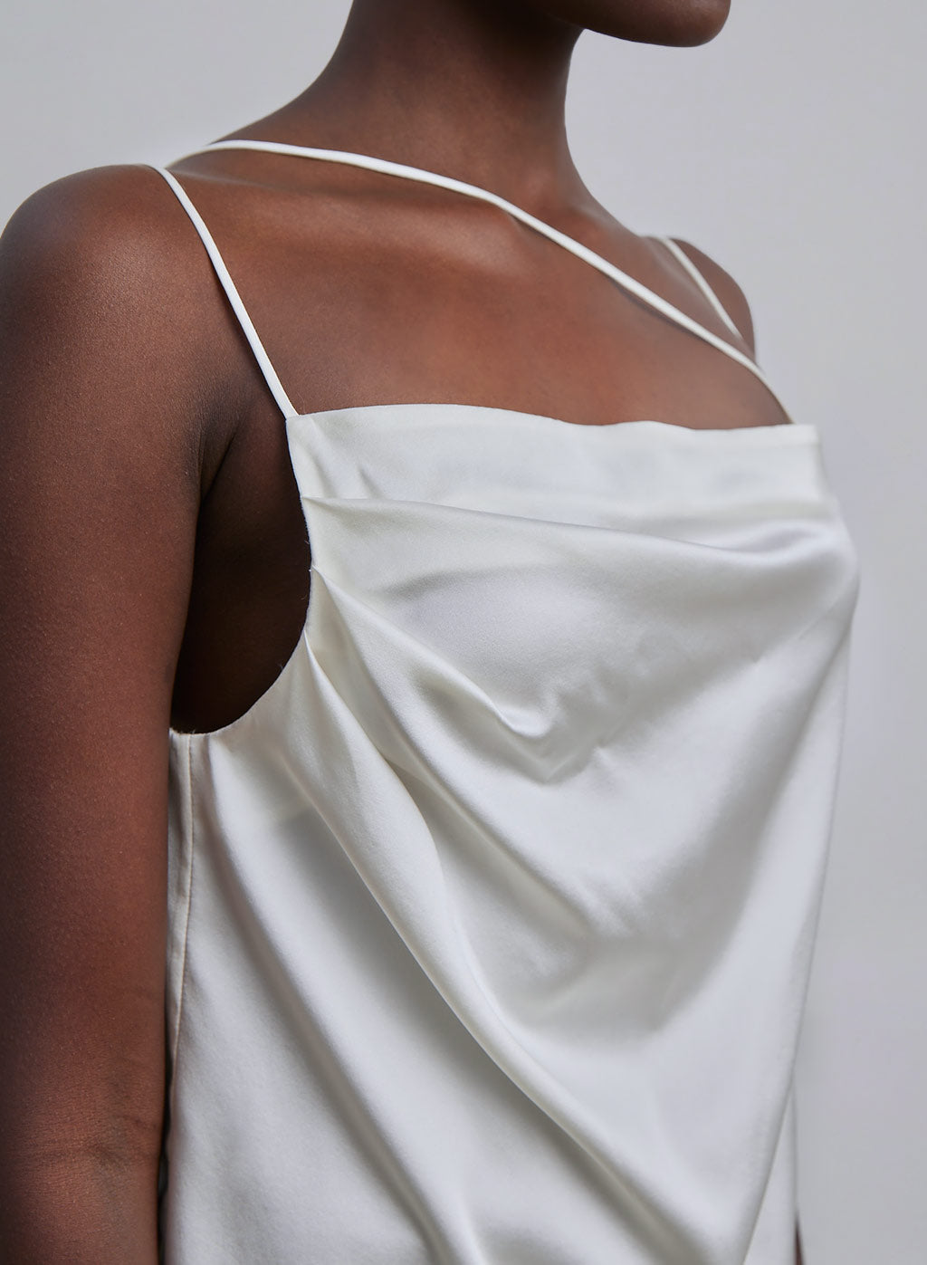 Square-Neck Silk Camisole