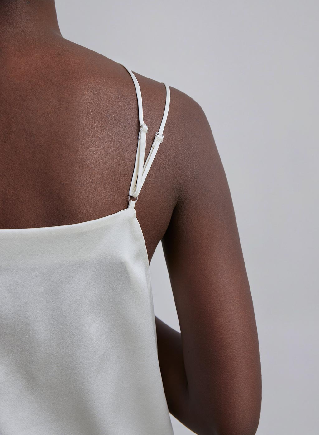 Square-Neck Silk Camisole
