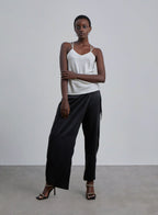 V-neck Double Strap Silk Camisole