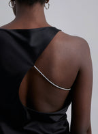 Backless Silk Dress