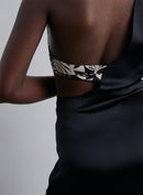 Color Block High Slit Dress