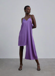 Asymmetrical Silk Slip Dress – Nap Loungewear Intimates & Shapewear