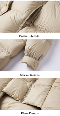 Fake Two-Piece Thickened Down Coat