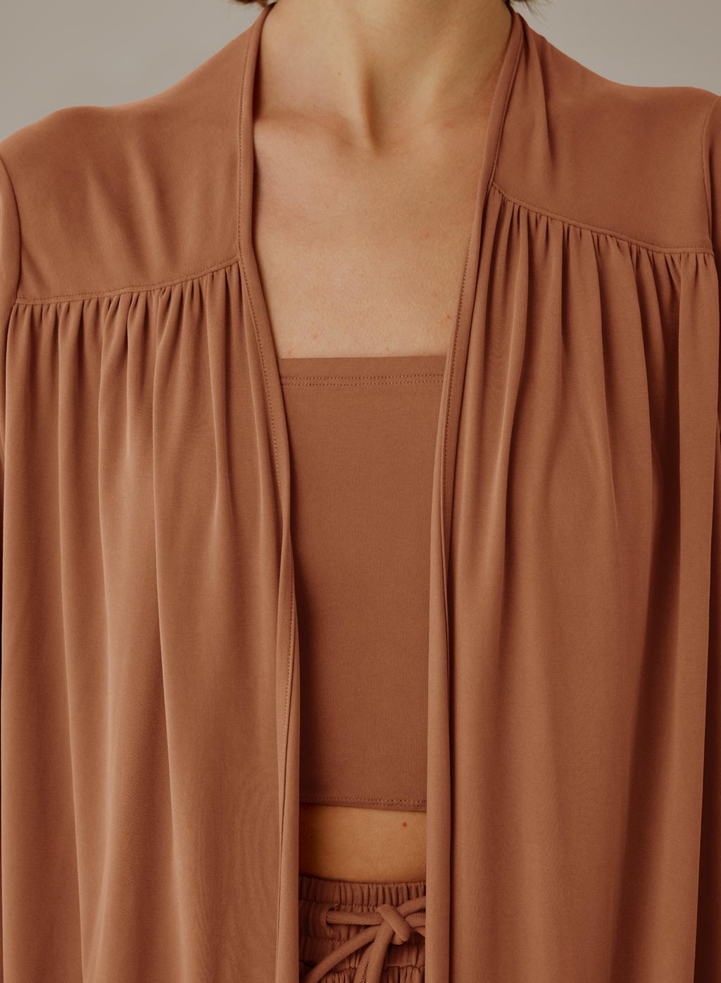 NAP Flowy Open-Front Cardigan