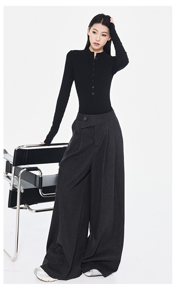 Winter 2025 Women's Wide-Leg Suit Pants