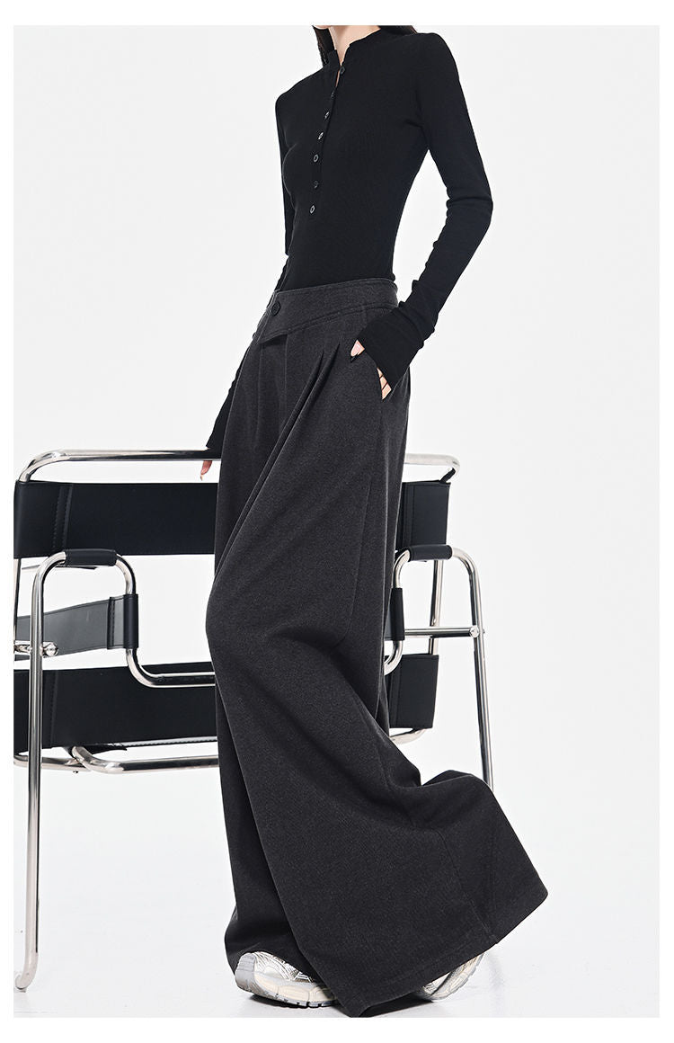 Winter 2025 Women's Wide-Leg Suit Pants
