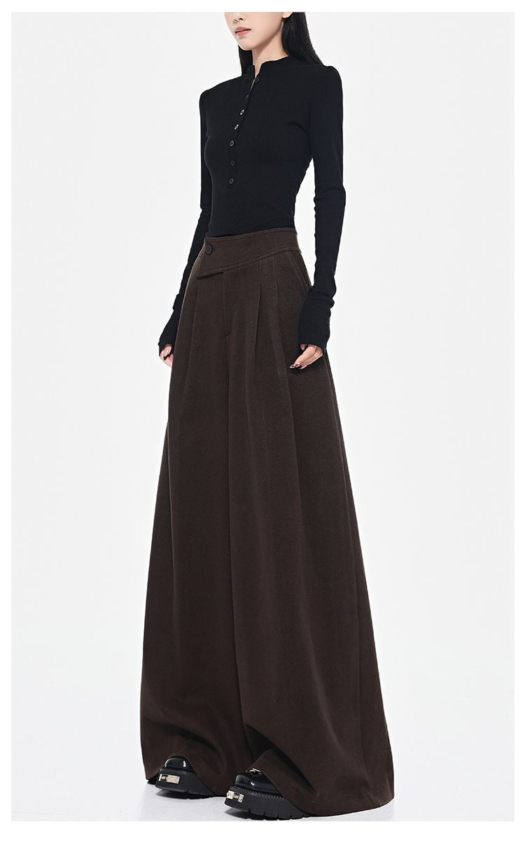 Winter 2025 Women's Wide-Leg Suit Pants