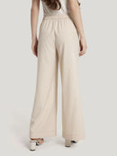 GH Wide-Leg Wool-Blend Pants