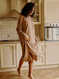 Oversized Long Hoodie Dress