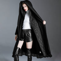 Slimming Mid-length White Duck Down Jacket