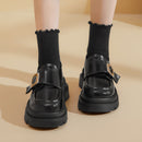 Agsdon Velcro Shiny Loafers