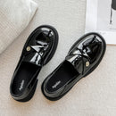 Agsdon Shiny Low-top Loafers