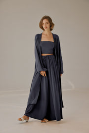 Flowy Open-Front Cardigan