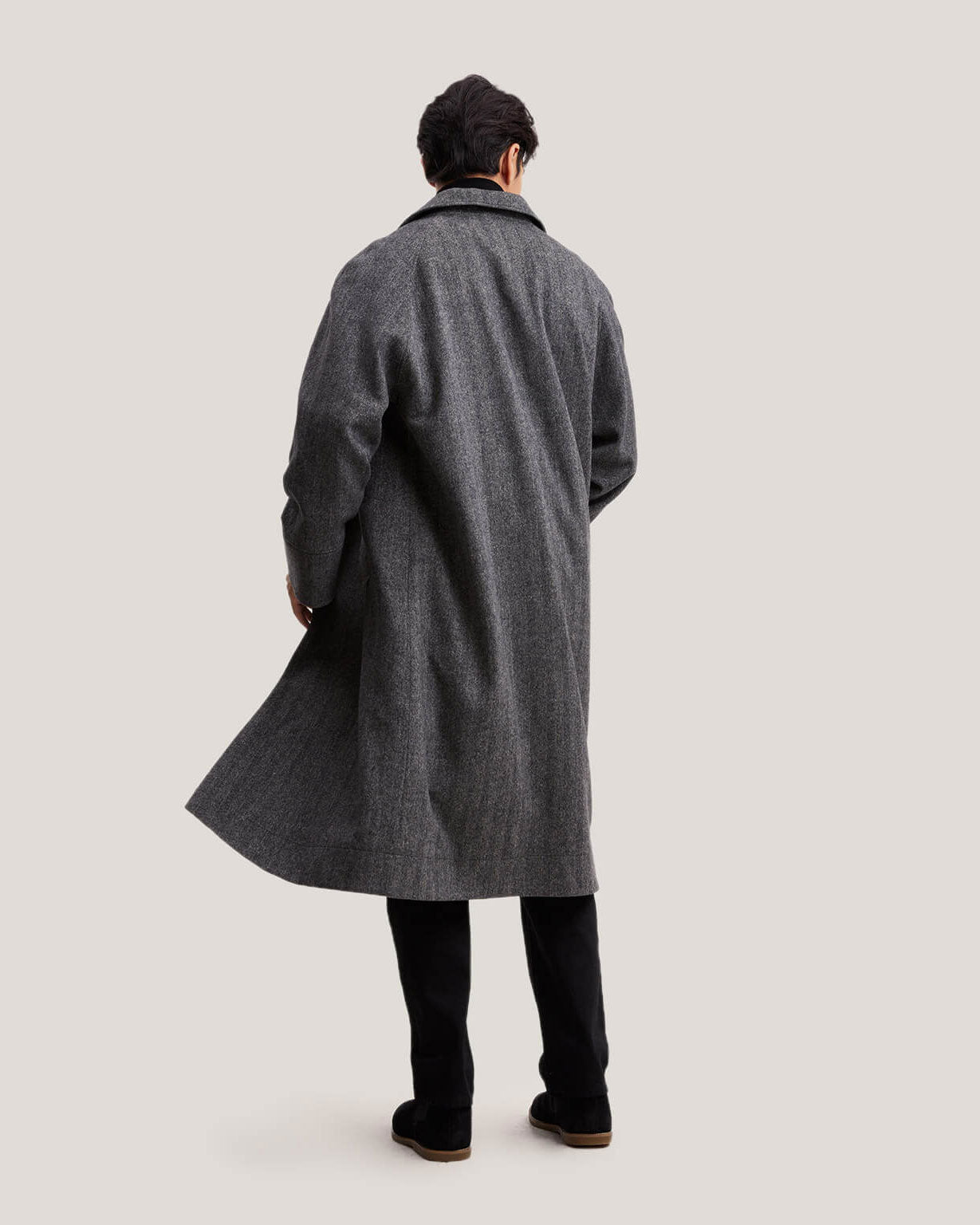 1 × Pure Wool Overcoat – nap loungewear