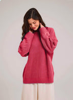 Swan Turtleneck Camel Hair Sweater