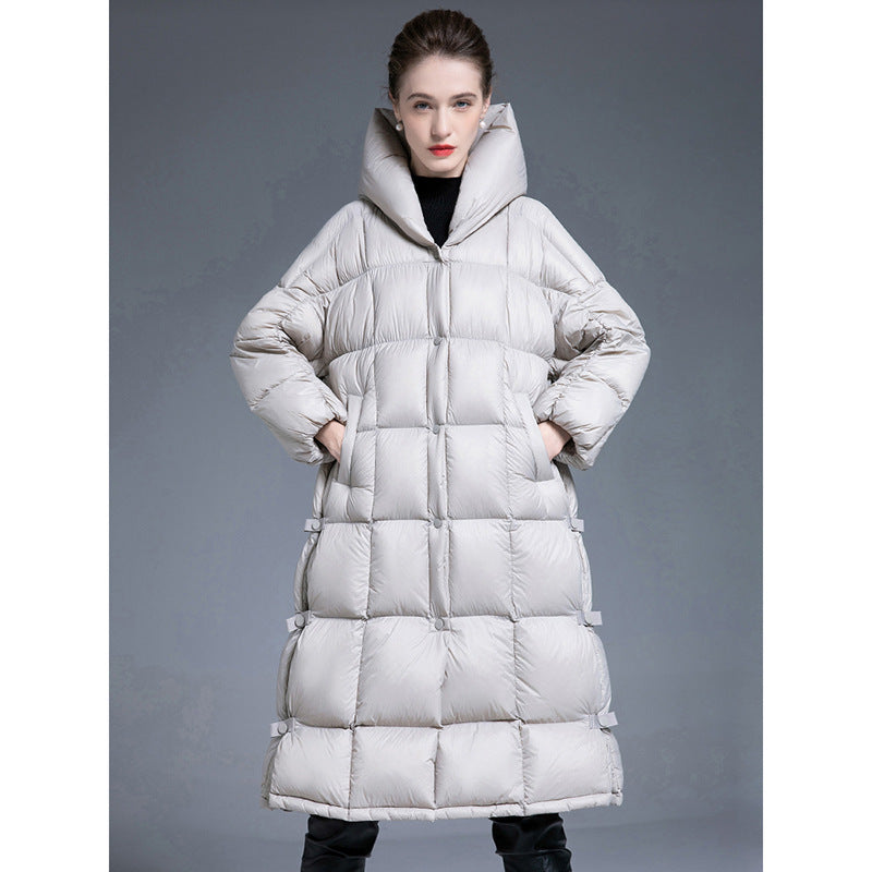 Adjustable A-Line Down Jacket
