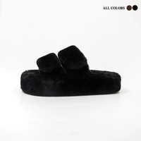 Thick-soled Non-slip Furry Slippers
