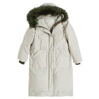 Raccoon Fur Collar Down Jacket