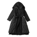 Slimming Mid-length White Duck Down Jacket