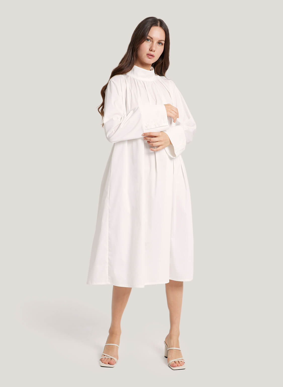 Cotton Blend Leisuresuit Dress