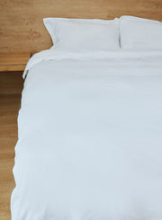 200 TC Long-Staple Cotton Duvet Cover Set - White – Nap Loungewear Home & Bedding