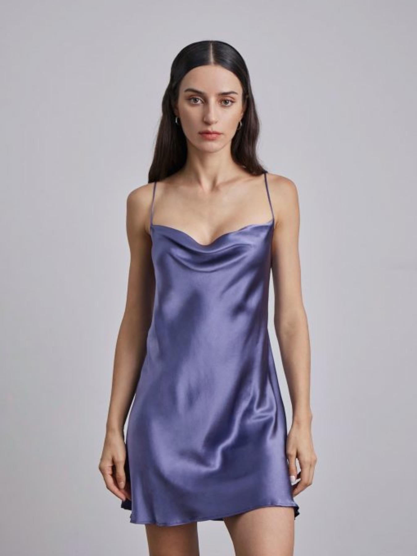 Silk Satin Slip Dress
