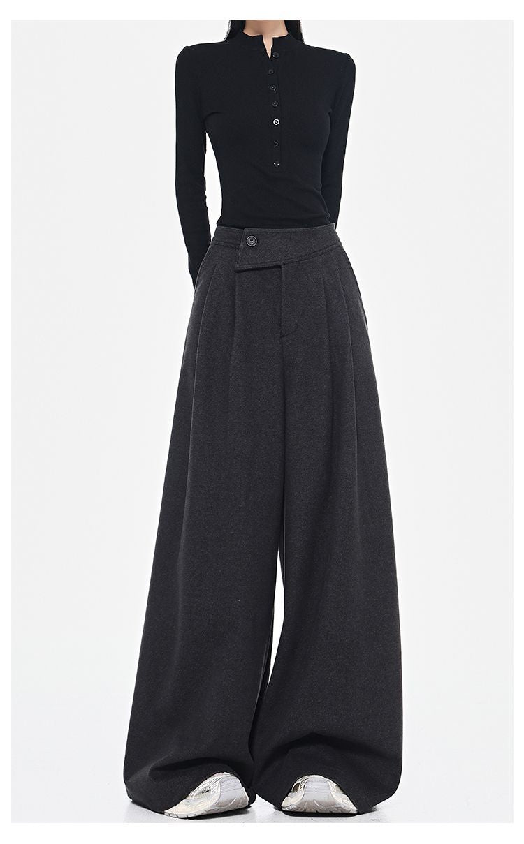 Winter 2025 Women's Wide-Leg Suit Pants