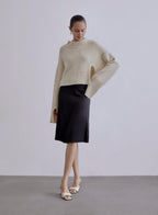 Slit Sleeves Cashmere Sweater