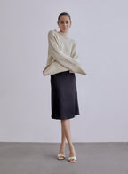 Slit Sleeves Cashmere Sweater