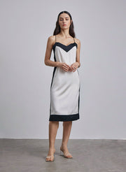 Framed Silk Midi Slip Dress – Nap Loungewear Intimates & Shapewear