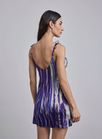 Marble Mini Slip Dress