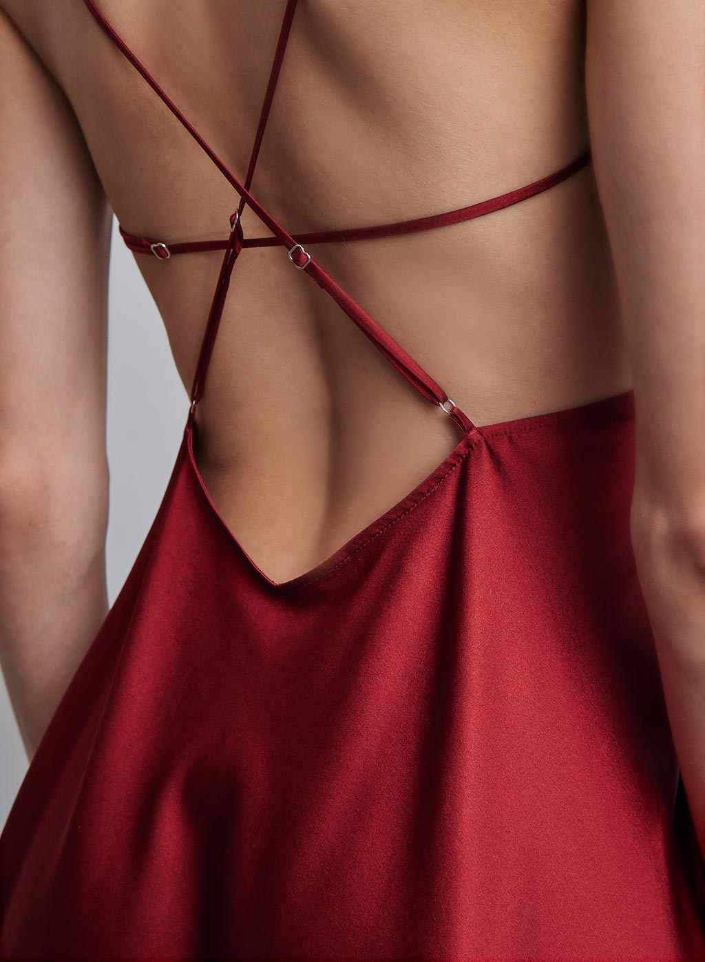 Allure Hi-Low Silk Slip Dress