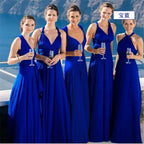 Multi-rope cross halter sexy bandage dress long dress dress