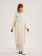 Split Side Printed Tunic