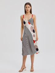 Abstract Print Midi Slip Dress – Nap Loungewear Intimates & Shapewear