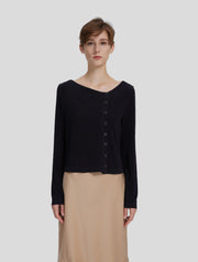 Asymmetric Buttoned Top – Nap Loungewear Tops