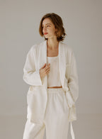 NAP Belted Linen Blazer