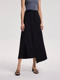 Belted Midi Skirt