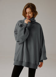 Boxy Turtleneck Sweatshirt – Nap Loungewear Sweaters & Knitwear