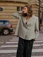 Boxy Two Button Blazer – Nap Loungewear Outerwear