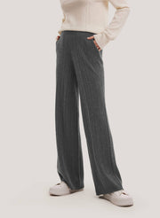 Cashmere-Wool Textured Pants – Nap Loungewear Bottoms