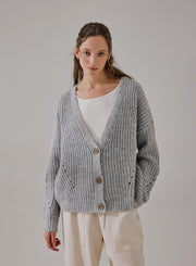 Chunky-Knit Cardigan – Nap Loungewear Outerwear